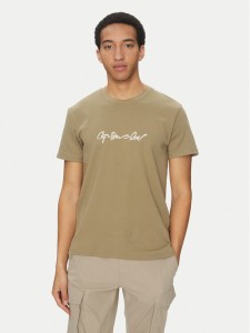 G-Star Raw T-Shirt G-Script D25150-C812 Zielony Regular Fit