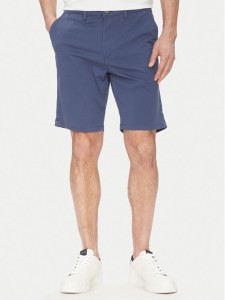 Selected Homme Szorty materiałowe Miles 16092329 Granatowy Slim Fit