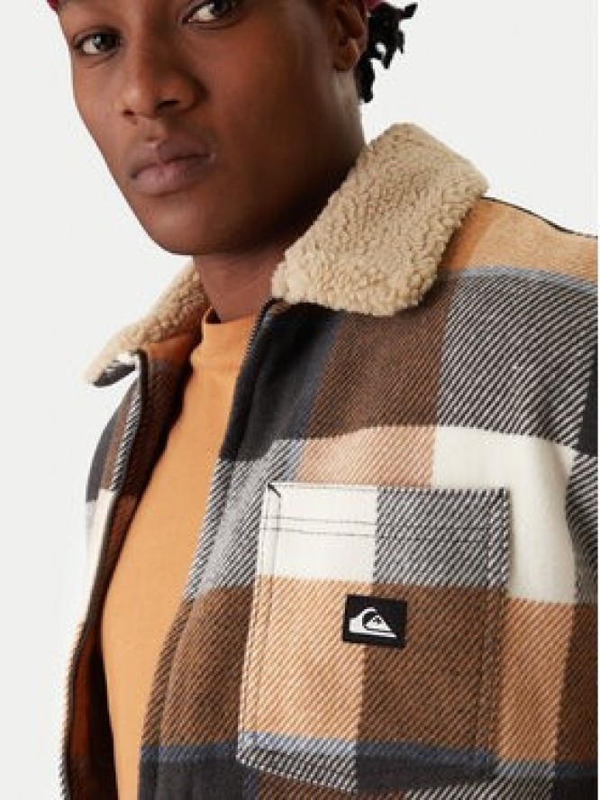 Quiksilver Kurtka przejściowa Dna Sherpa Harrington EQYJK04201 Brązowy Regular Fit