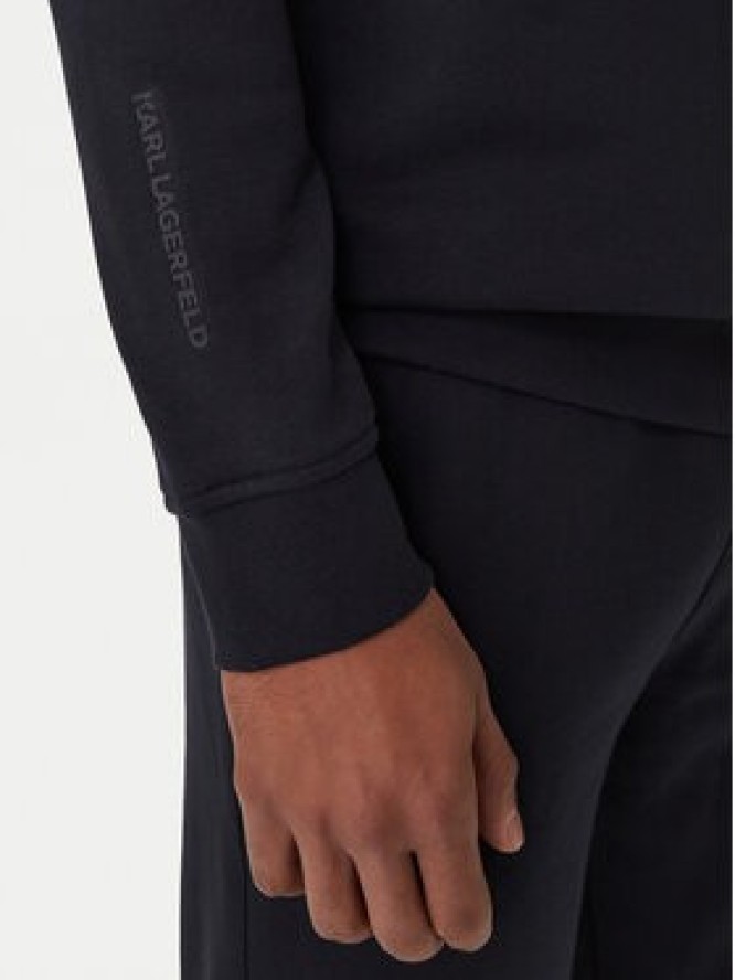 KARL LAGERFELD Bluza 705710 561900 Granatowy Regular Fit
