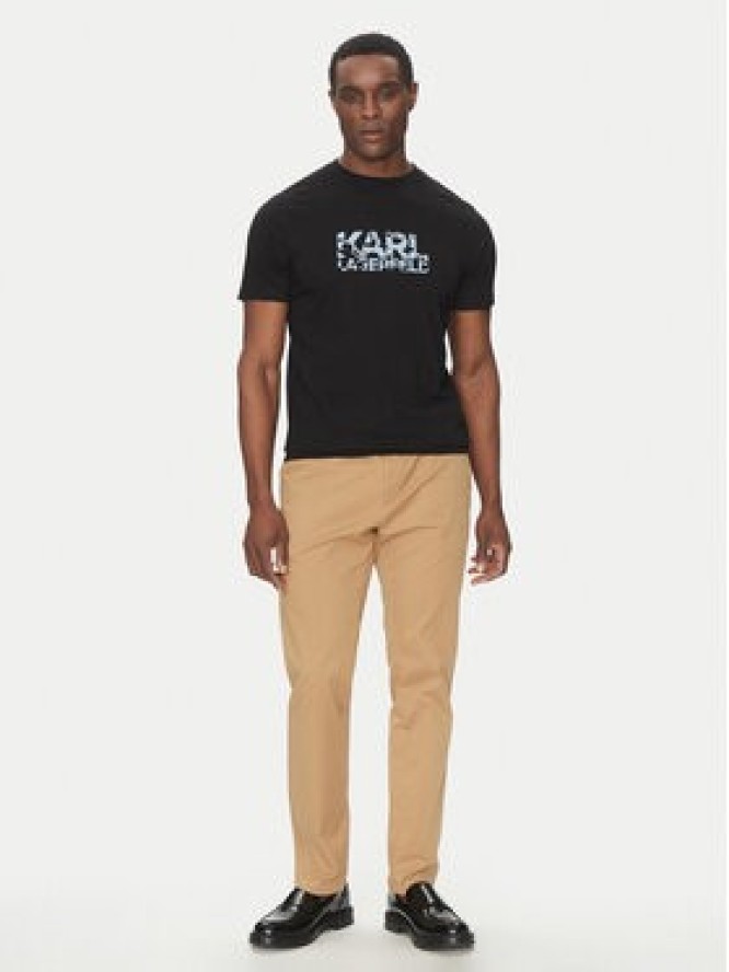 KARL LAGERFELD T-Shirt 755042 552224 Czarny Regular Fit
