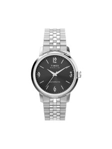 Timex Zegarek Marlin® Automatic TW2W93200 Srebrny
