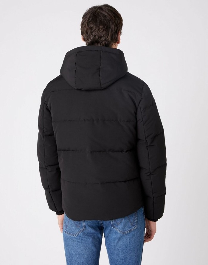 KURTKA MĘSKA PUCHOWA WRANGLER THE BODYGUARD BLACK W4C8WW100 112129105