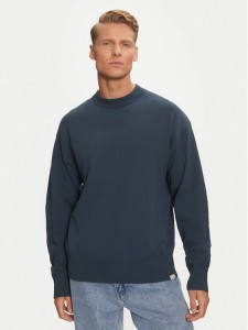 Jack & Jones Sweter Collective 12251556 Granatowy Relaxed Fit