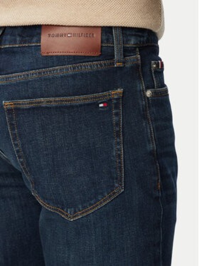Tommy Hilfiger Jeansy Denton MW0MW43162 Granatowy Slim Fit