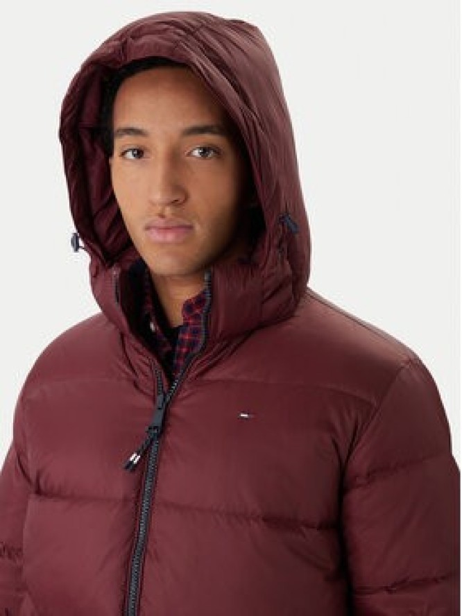 Tommy Jeans Kurtka puchowa Essential DM0DM19786 Bordowy Regular Fit
