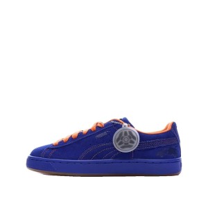 Buty PUMA Suede Rocket League Niebiesko-Pomarańczowe