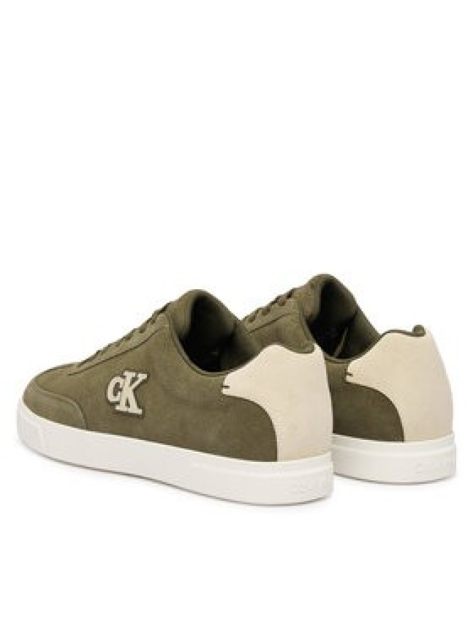 Calvin Klein Sneakersy Low Prof Cupsole Su HM0HM02125 Zielony