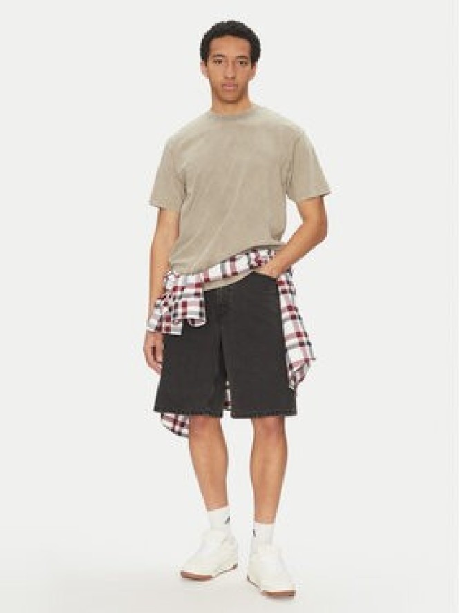 Vans Szorty jeansowe Check-5 VN000C9V Szary Baggy Fit