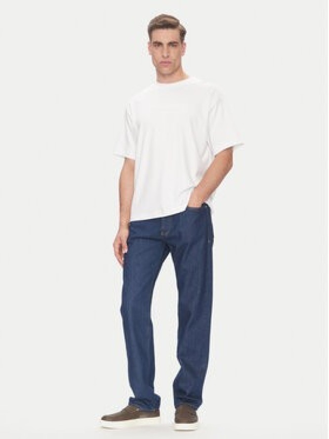 Calvin Klein T-Shirt LV04LC206G Biały Relaxed Fit