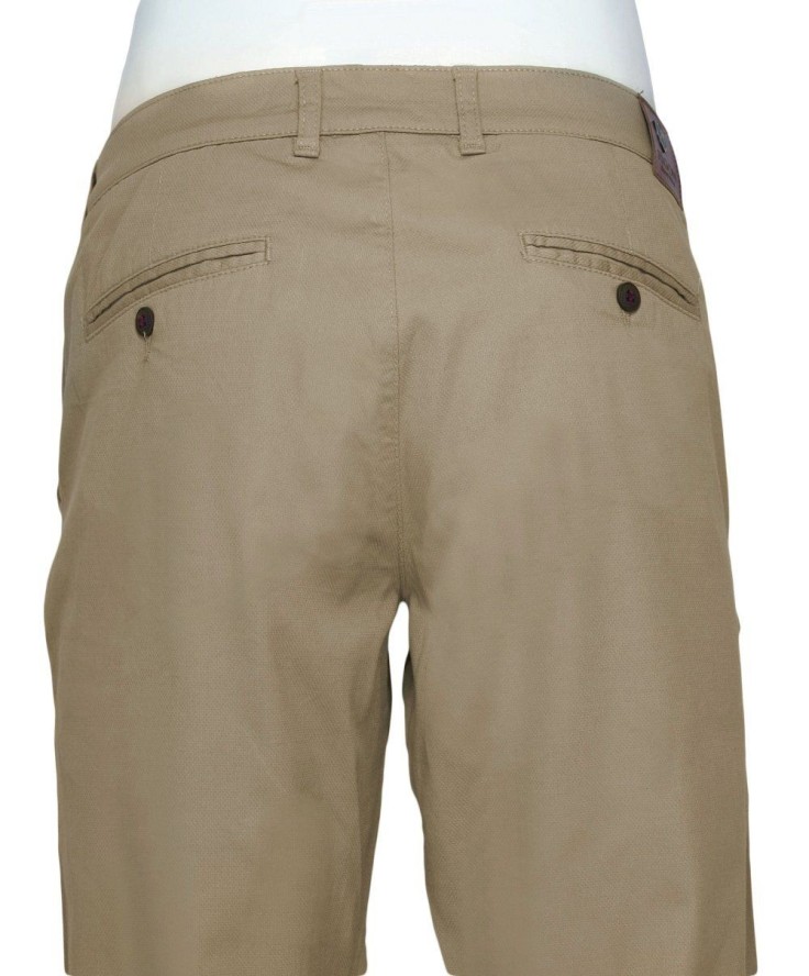 Spodnie Bawełniane, Beżowe, Piaskowe, Męskie, Chinosy, Zwężane -RIGON