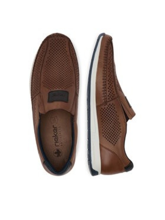 Rieker Półbuty 11950-25 Brązowy