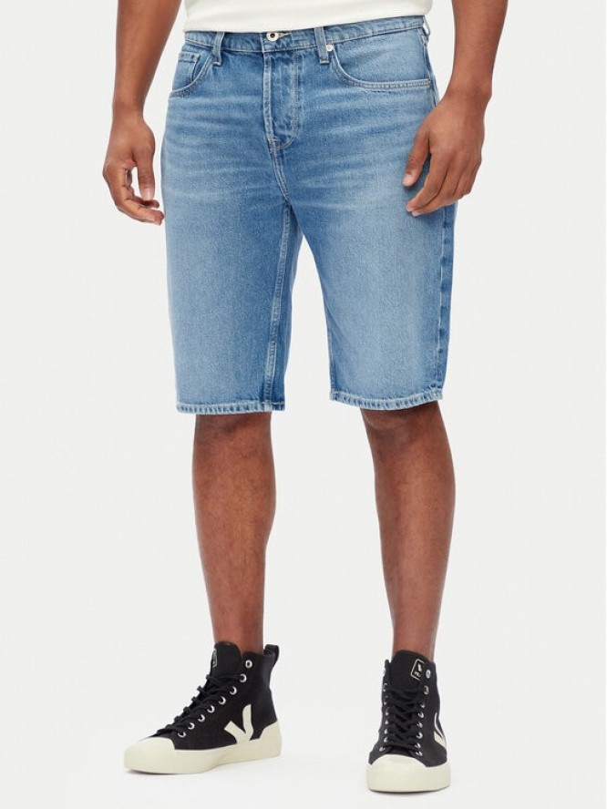 Pepe Jeans Szorty jeansowe PM801079 Niebieski Loose Fit