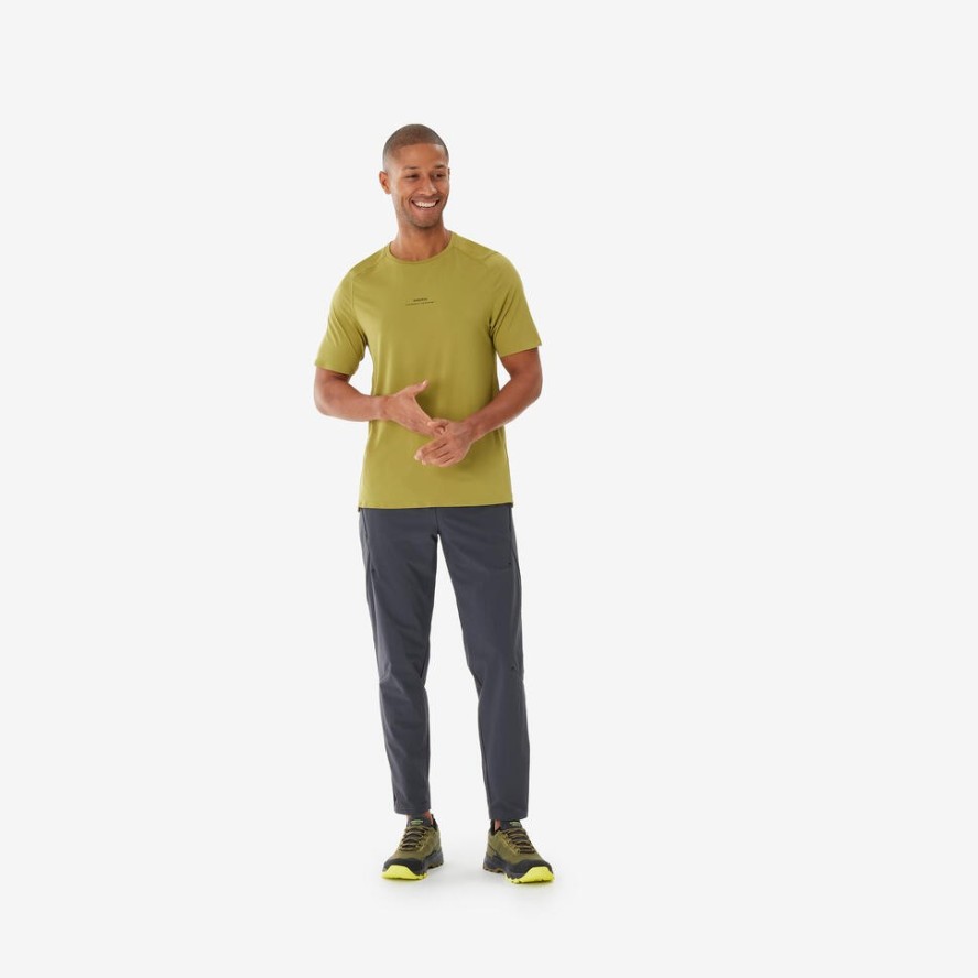 Koszulka turystyczna męska z krótkim rękawem Quechua MH500