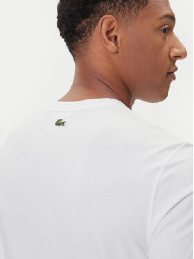 Lacoste T-Shirt TH5634 Biały Regular Fit