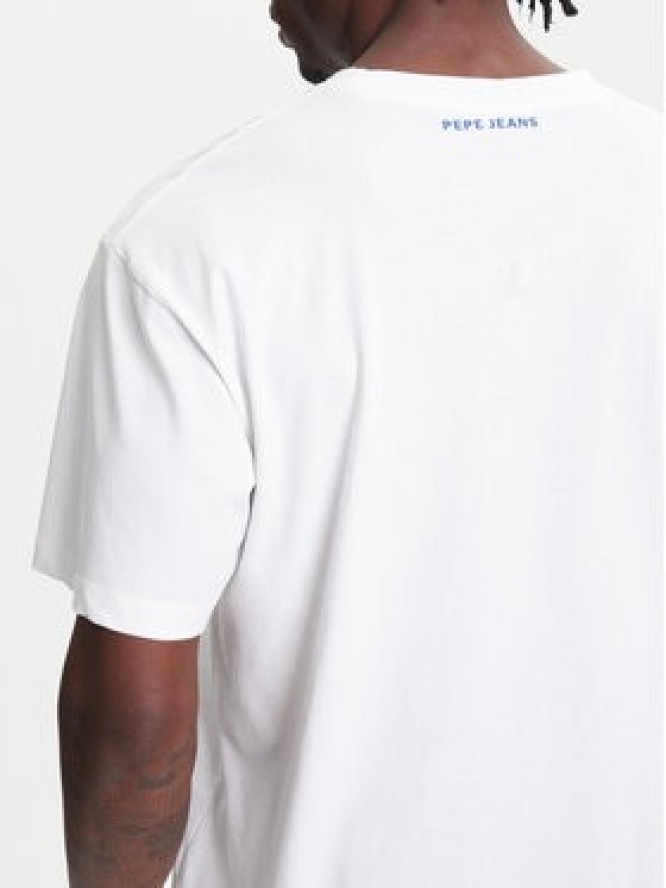 Pepe Jeans T-Shirt Red Bull Racing History RM500020 Biały Regular Fit