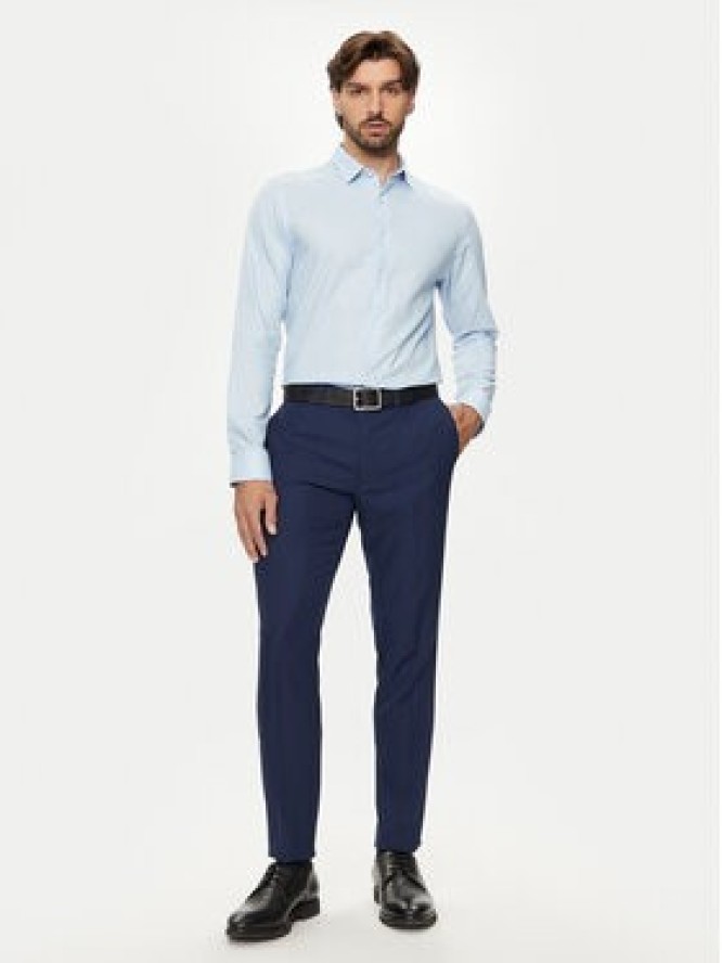 Jack & Jones Koszula Joe 12260426 Błękitny Slim Fit