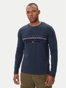 Aeronautica Militare Longsleeve 252TS2474UJ00641 Granatowy Regular Fit