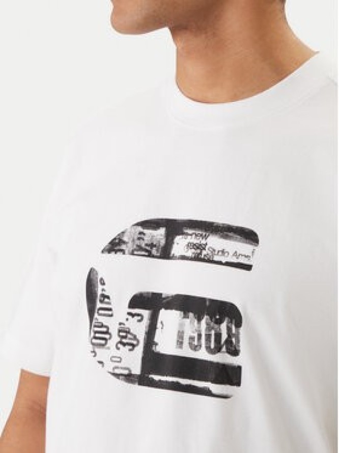 G-Star Raw T-Shirt G Icon Graphic D28823-E385 Biały Regular Fit