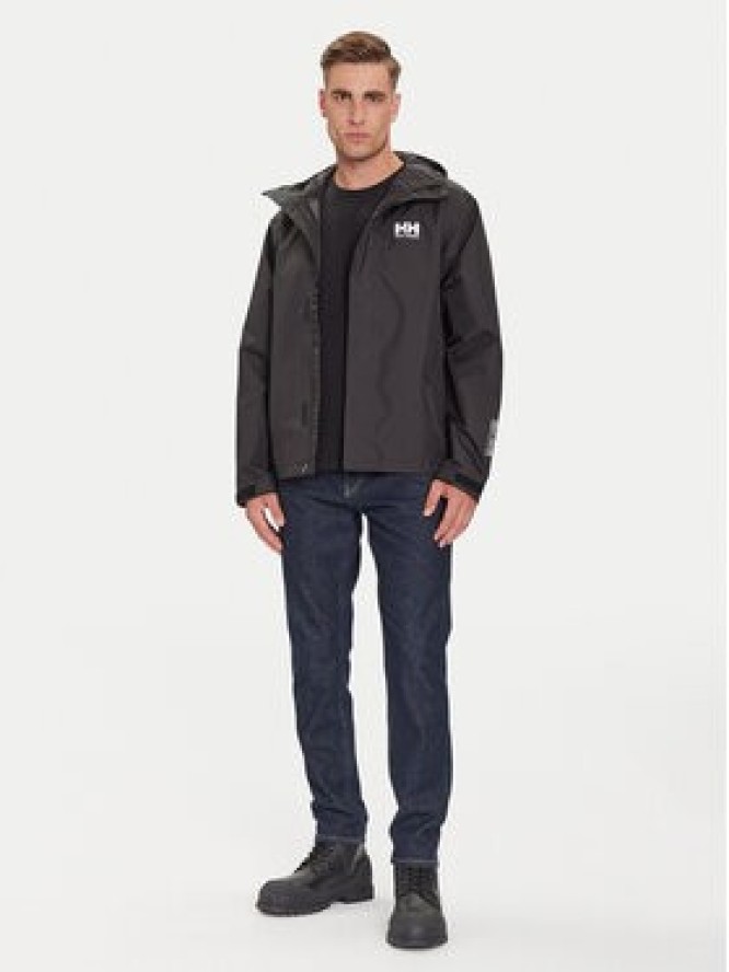 Helly Hansen Kurtka przeciwdeszczowa Seven 62047 Czarny Regular Fit