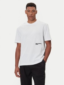 Karl Lagerfeld Jeans T-Shirt A4M17030 Biały Relaxed Fit