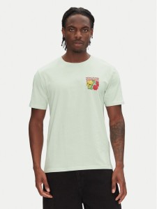 Volcom T-Shirt Tooflow A3512551 Zielony Classic Fit