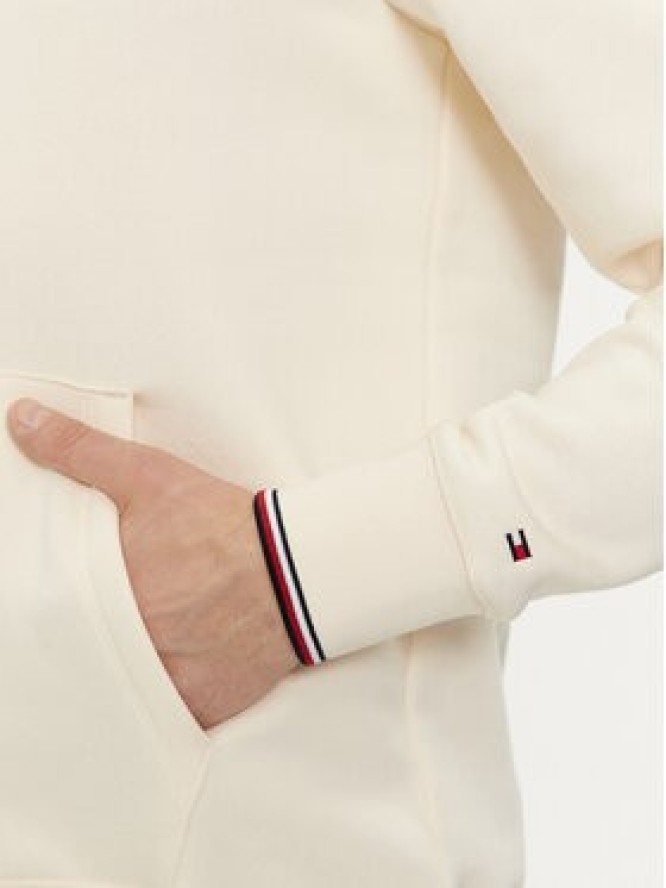 Tommy Hilfiger Bluza Logo MW0MW32673 Beżowy Regular Fit