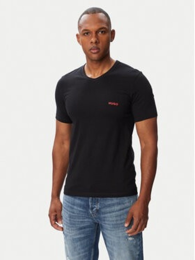 HUGO Komplet t-shirtów 50566316 Czarny Regular Fit