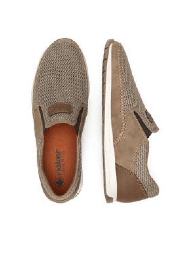 Rieker Półbuty 11954-64 Beżowy