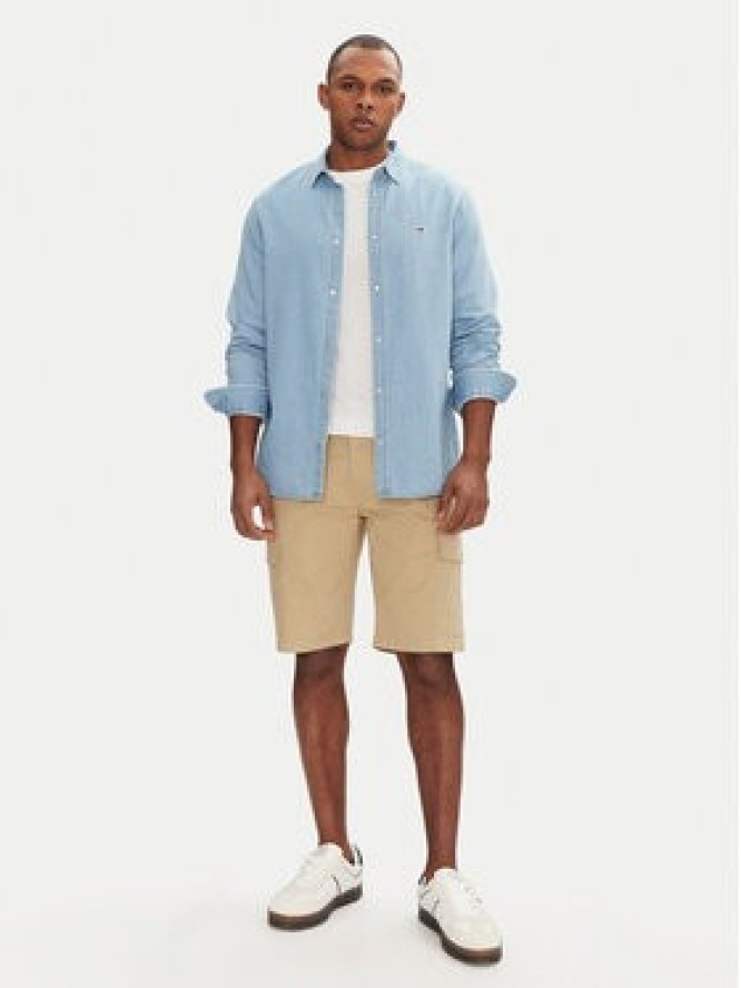 Tommy Jeans Koszula jeansowa DM0DM21146 Niebieski Regular Fit