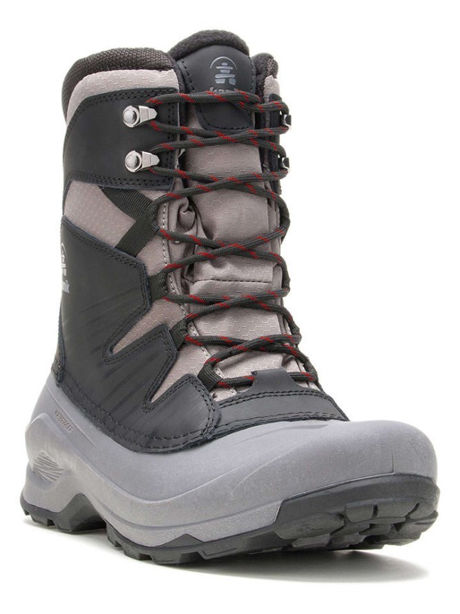 Kamik Kozaki zimowe "Iceland" w kolorze czarno-szarym rozmiar: 42