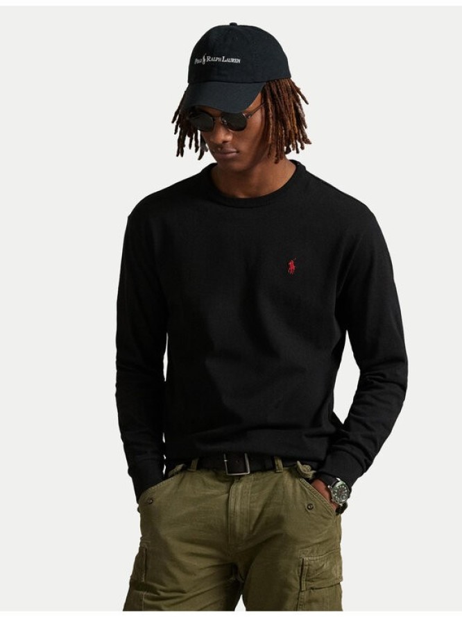 Polo Ralph Lauren Longsleeve 710970697001 Czarny Classic Fit