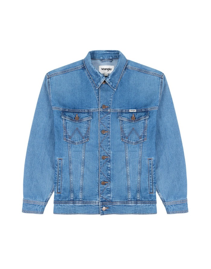 WRANGLER ANTI FIT JACKET MĘSKA KURTKA JEANSOWA JEANS BLUE EYES W459DNY96 112331171