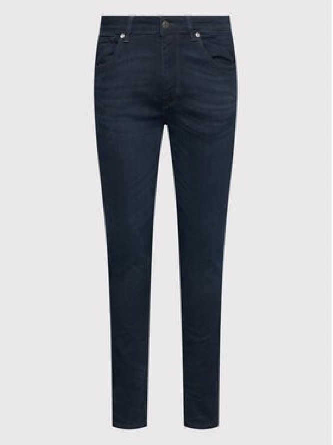 Selected Homme Jeansy Leon 16069648 Granatowy Slim Fit