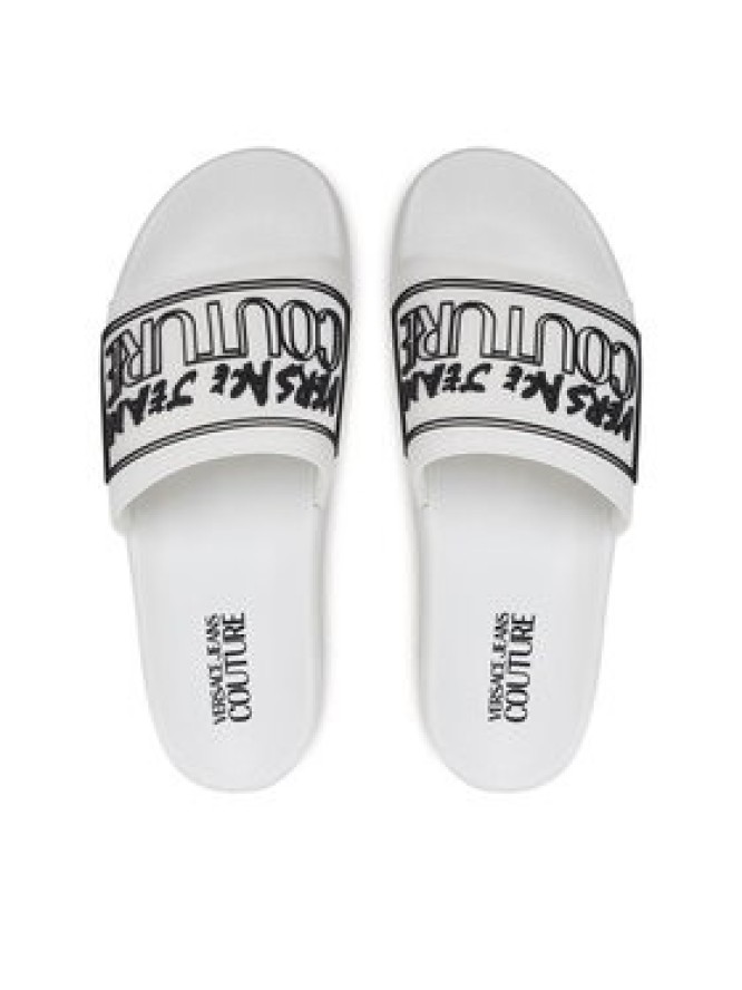 Versace Jeans Couture Klapki 78YA3SQ3 Biały