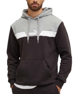 Męska bluza sportowa dresowa bawełniana PUMA COLORBLOCK 681731-01