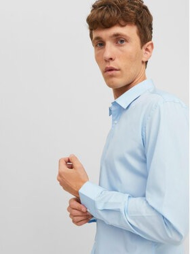 Jack & Jones Koszula 12187222 Błękitny Slim Fit