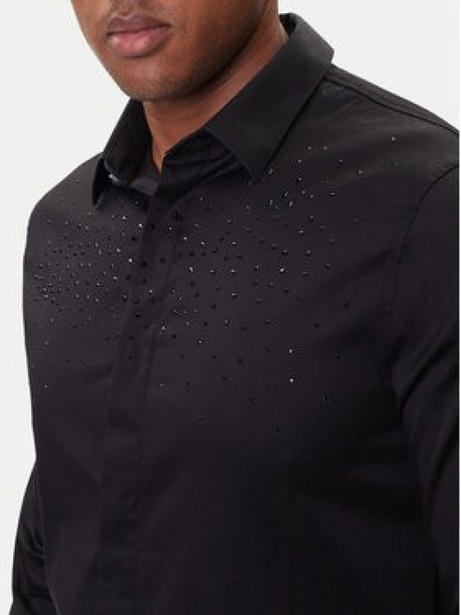 Armani Exchange Koszula XM001504 AF10192 UC001 Czarny Regular Fit