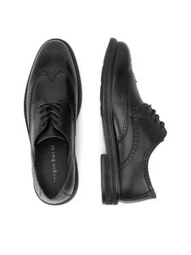 Sergio Bardi Półbuty MF1645-1Z Czarny