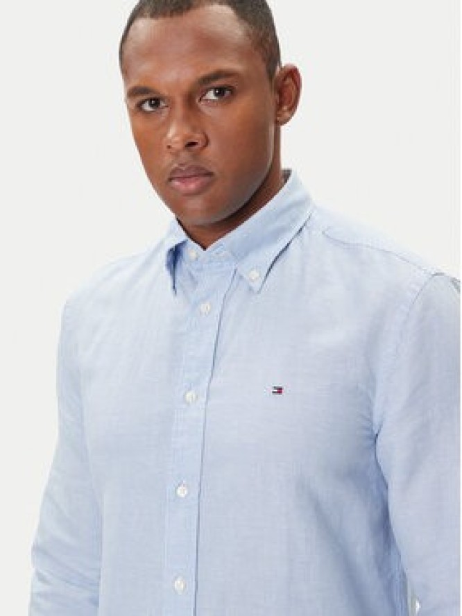 Tommy Hilfiger Koszula MW0MW40704 Błękitny Regular Fit