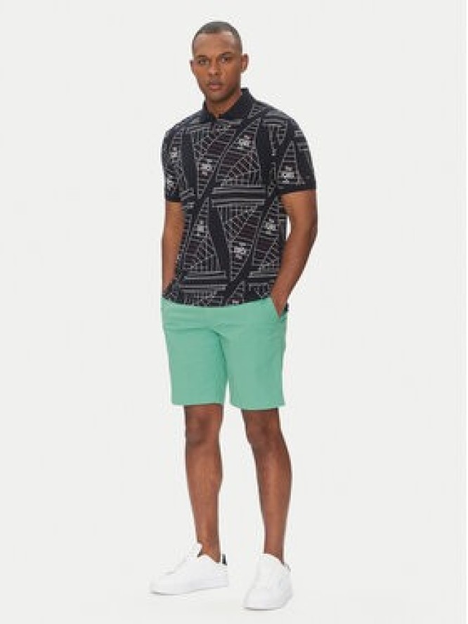 Tommy Hilfiger Szorty materiałowe Brooklyn MW0MW23563 Zielony Regular Fit