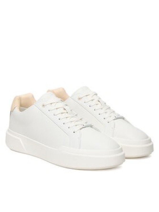 Calvin Klein Sneakersy Chunky Cupsole Laceup Clean Lth HM0HM02239 Biały