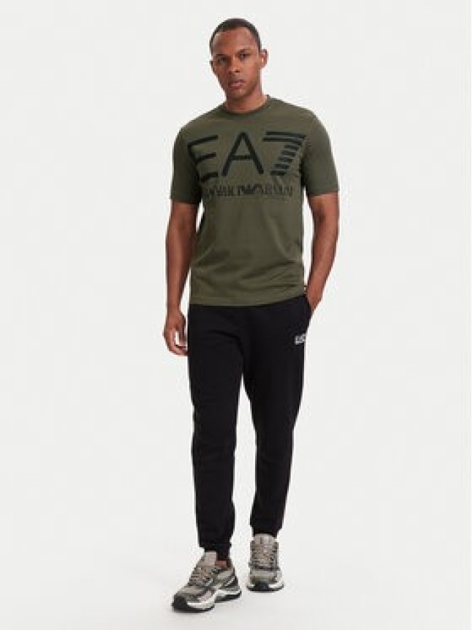 EA7 Emporio Armani T-Shirt 7M002200 AF27188 U7014 Zielony Regular Fit