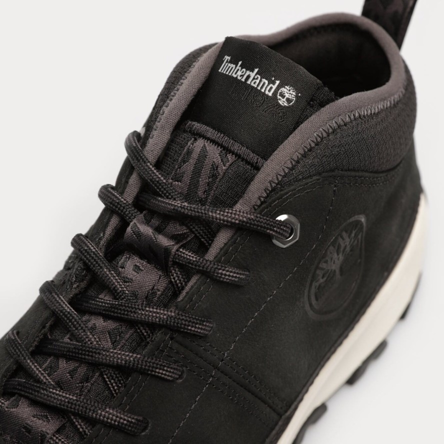 Timberland Winsor Trail MID LACE UP SNEAKER JET BLACK Trzewiki męskie