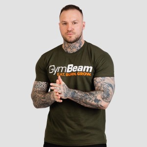 Koszulka męska fitness z krótkim rękawem Grow