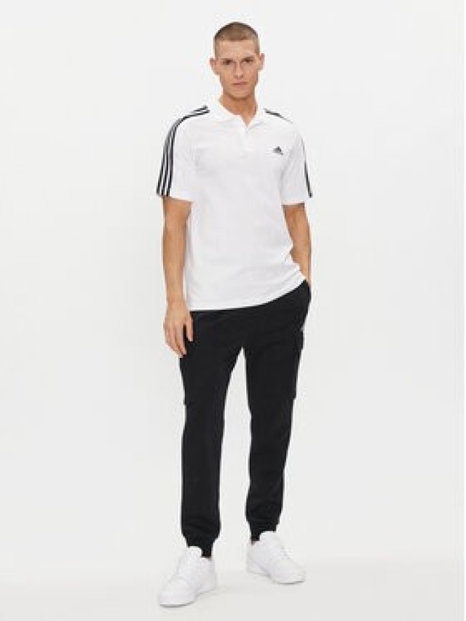 adidas Polo Essentials Piqué Embroidered Small Logo 3-Stripes Polo Shirt IC9312 Biały Regular Fit