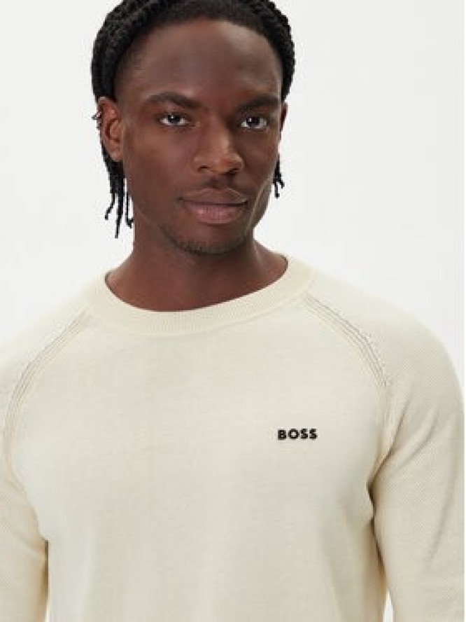 BOSS Sweter K_Zone CN 50541938 Beżowy Regular Fit