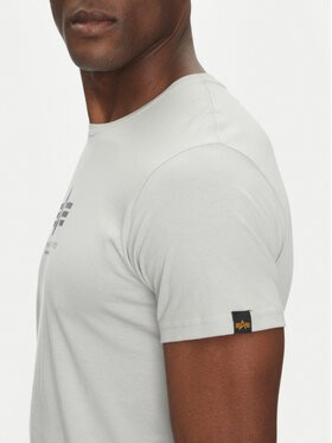 Alpha Industries T-Shirt Basic 118533 Szary Regular Fit