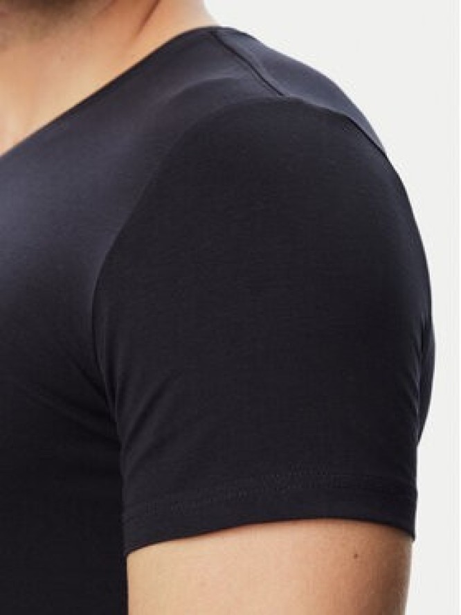 Guess T-Shirt M6YI32 K3735 Granatowy Extra Slim Fit