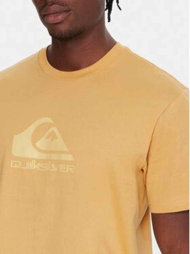 Quiksilver T-Shirt Ev Comp Logo EQYZT08182 Żółty Regular Fit
